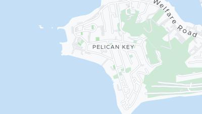 Kaart met de situering van het hotel