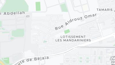 Hotel location map