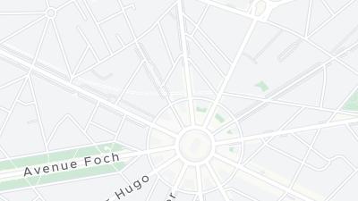 Kaart met de situering van het hotel