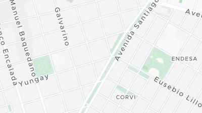 Kaart met de situering van het hotel