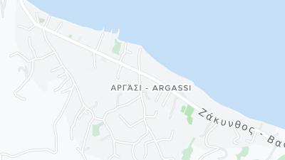 Kaart met de situering van het hotel