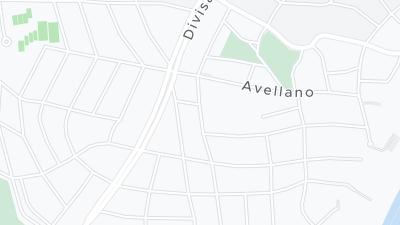 Kaart met de situering van het hotel