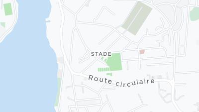 Kaart met de situering van het hotel