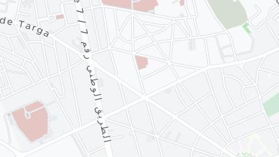 Mapa de localização do hotel