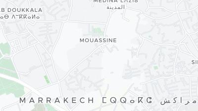 Mapa de localização do hotel