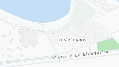 Kaart met de situering van het hotel