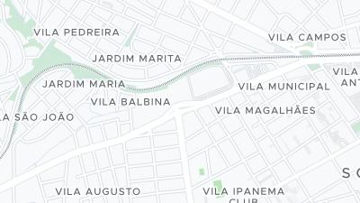 Kaart met de situering van het hotel