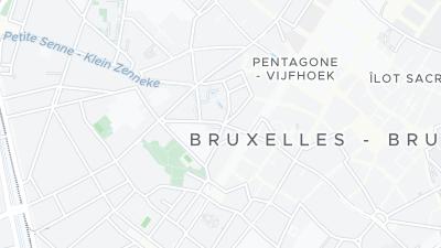 Kaart met de situering van het hotel