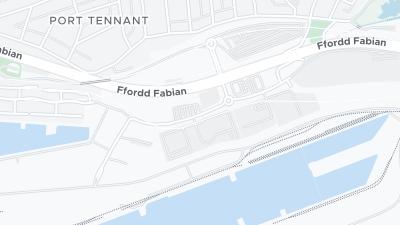 Kaart met de situering van het hotel