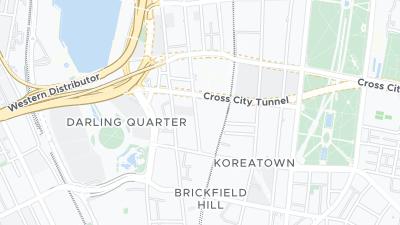 Hotel location map