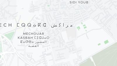 Kaart met de situering van het hotel