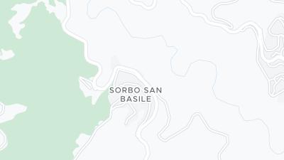 Kaart met de situering van het hotel