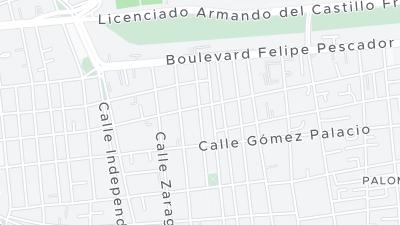 Hotel location map