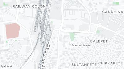 Hotel location map