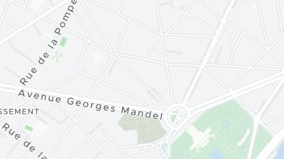 Kaart met de situering van het hotel