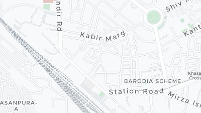 Hotel location map