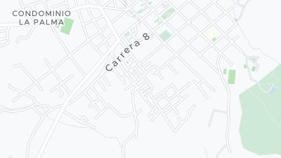 Hotel location map