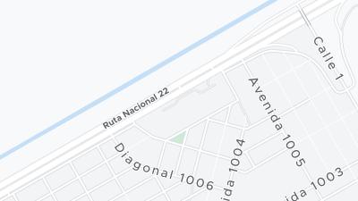 Kaart met de situering van het hotel