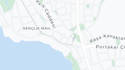 Mapa de localização do hotel