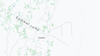 Mapa de localização do hotel