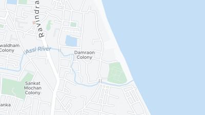 Mapa de localização do hotel