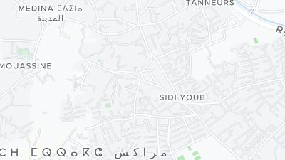 Mapa de localização do hotel