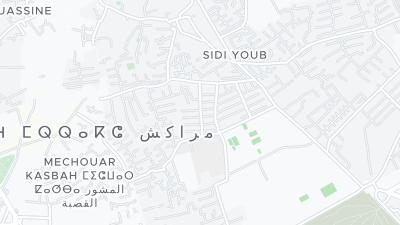 Mapa de localização do hotel