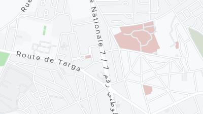 Mapa de localização do hotel