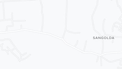 Kaart met de situering van het hotel