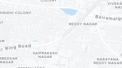 Mapa de localização do hotel