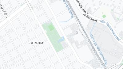 Kaart met de situering van het hotel