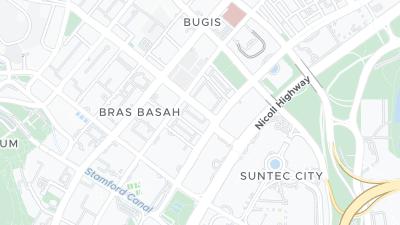 Mapa de localização do hotel