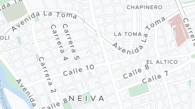 Hotel location map