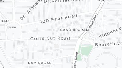 Hotel location map
