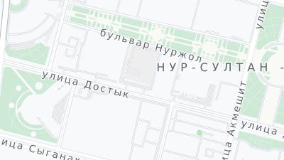 Hotel location map