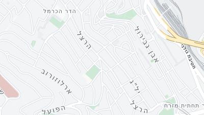 Kaart met de situering van het hotel