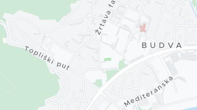 Hotel location map