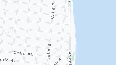 Kaart met de situering van het hotel