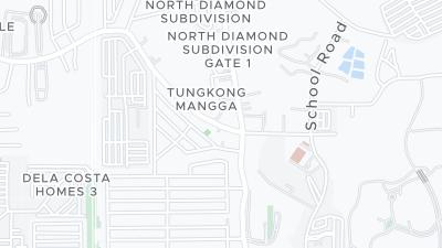 Mapa de localização do hotel