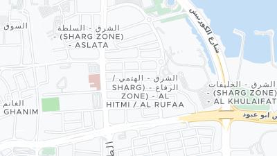 Hotel location map