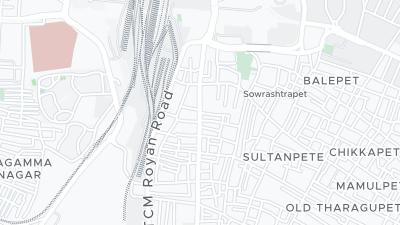 Hotel location map