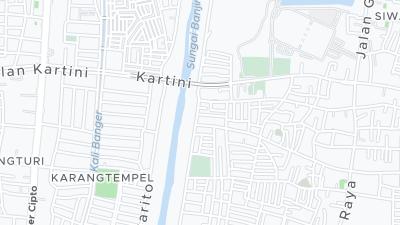 Mapa de localização do hotel