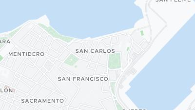 Mapa de localização do hotel