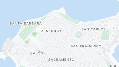 Mapa de localização do hotel