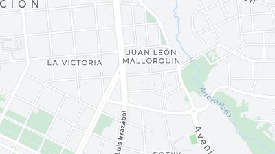 Kaart met de situering van het hotel