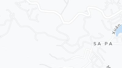 Kaart met de situering van het hotel