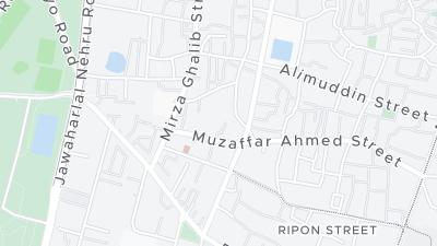 Mapa de localização do hotel