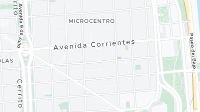 Mapa de localização do hotel