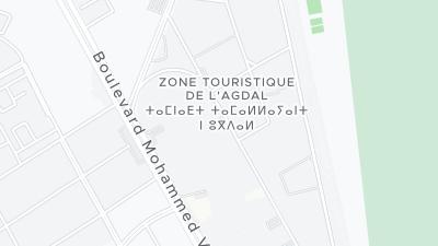 Mapa de localização do hotel