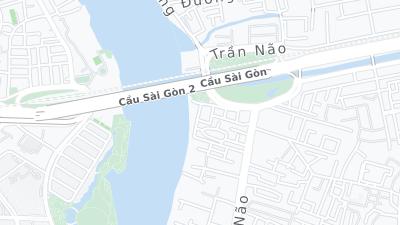 Kaart met de situering van het hotel